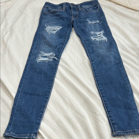American Eagle Outfitters Distressed Denim Skinny Jeans - Picture 2 of 5